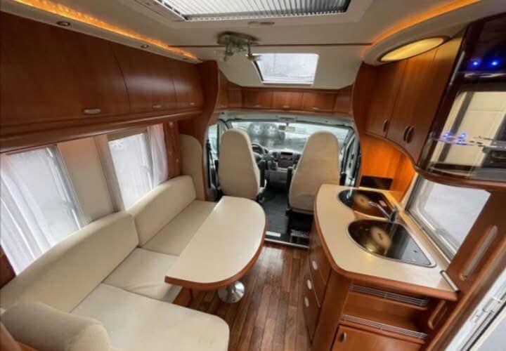 Camping car Fiat ducato Hobby TOSCANE 600